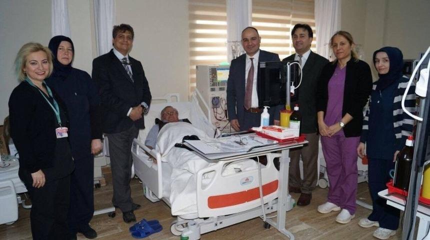 Biga Devlet Hastanesi Diyaliz &Uuml;nitesi Hasta Kabul&uuml;ne Başladı