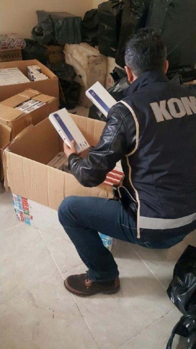 İzmir'de 112 Bin 500 Paket Kaçak Sigara Ele Geçirildi