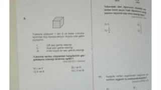 Teog Deneme Sınavında ’altunhisar’ Sorusu Çıktı