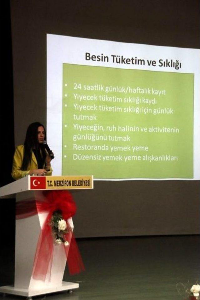 Merzifon’da Diyabet Cerrahisi Ve Sağlıklı Beslenme Konferansı