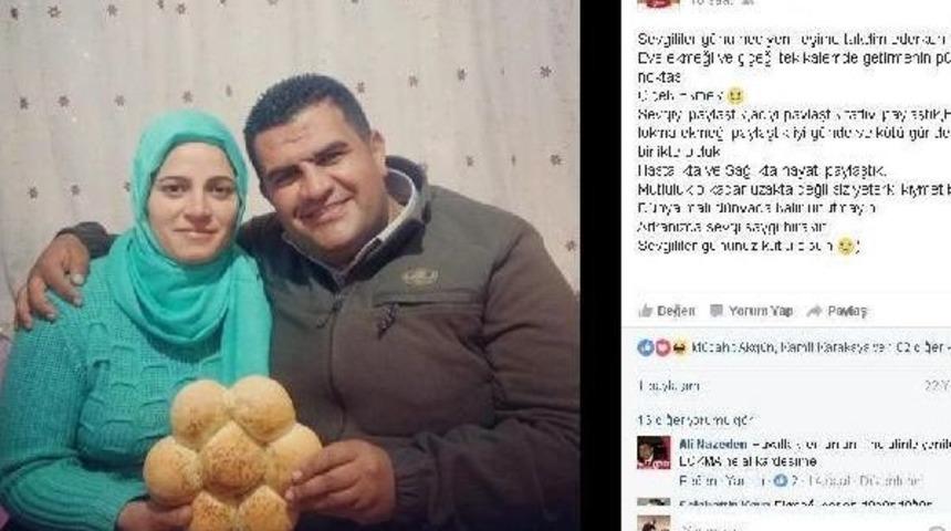 Sevgiler G&uuml;n&uuml; Hediyesi &Ccedil;i&ccedil;ek Ekmek