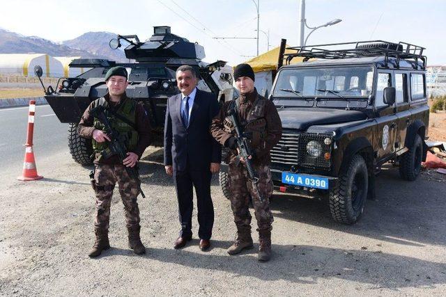 Başkan Gürkan’dan Güvenlik Güçlerine Ziyaret