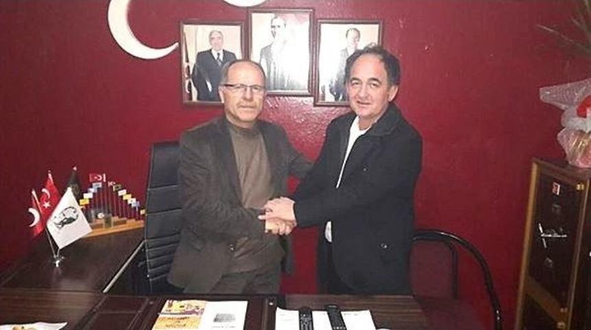 Edremit&rsquo;te Ak Parti&rsquo;den Mhp&rsquo;ye Ziyaret