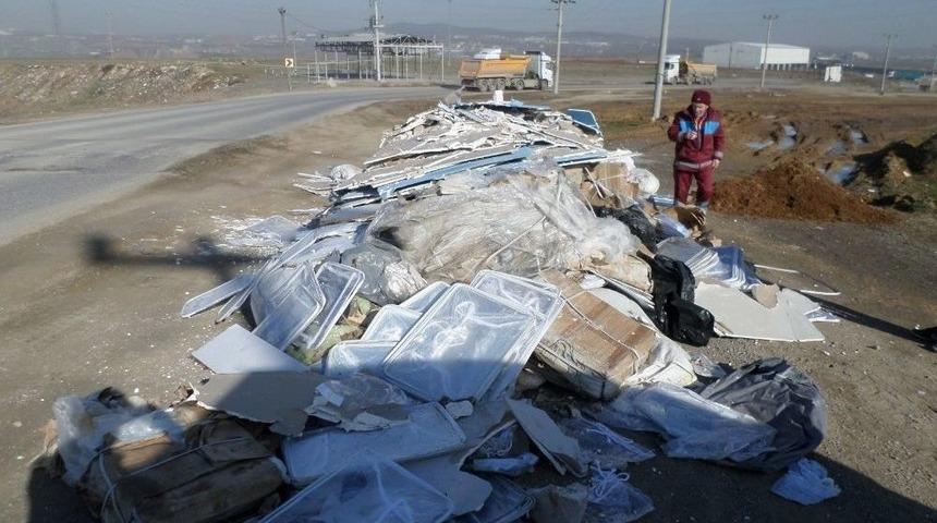 Gebze’de Kaçak Atığa Geçit Yok