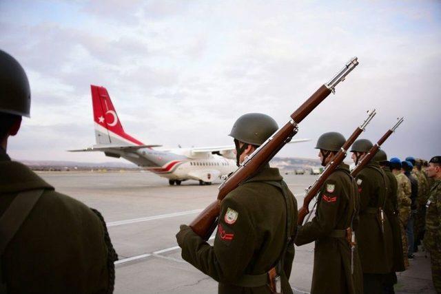 El Bab Şehidi Kocaeli’ye Uğurlandı