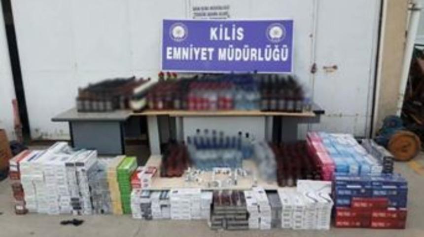 Kilis&rsquo;te 545 Şişe Sahte Alkol Ele Ge&ccedil;irildi