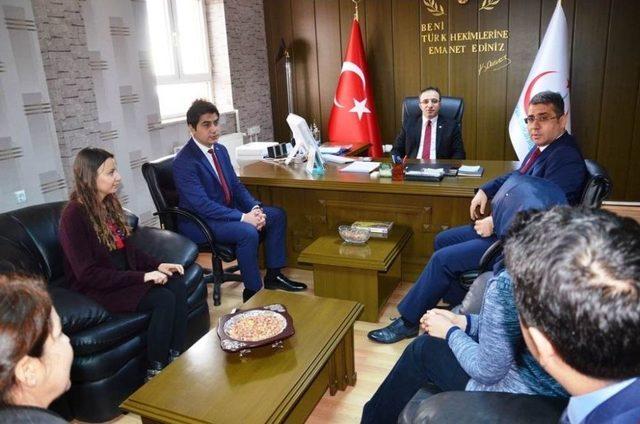 Vali Çataklı Kurumları Gezdi 1