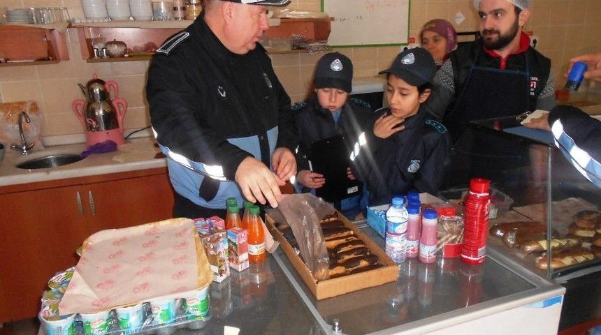 Minik Zabıtalardan Okul Kantinlerinde Denetim