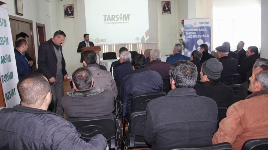 Gemerek’te Kuraklık Sigortası Semineri Düzenlendi