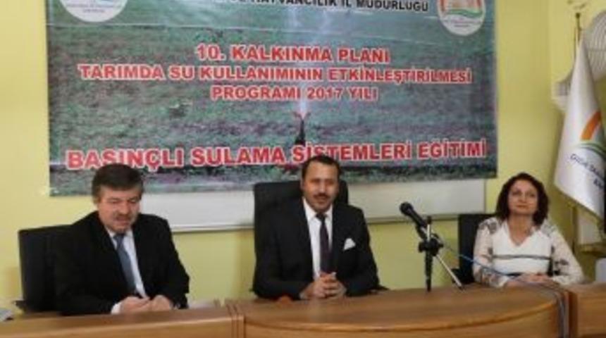 Elazığ&rsquo;da Basın&ccedil;lı Sulama Sistemleri Eğitimi Başladı