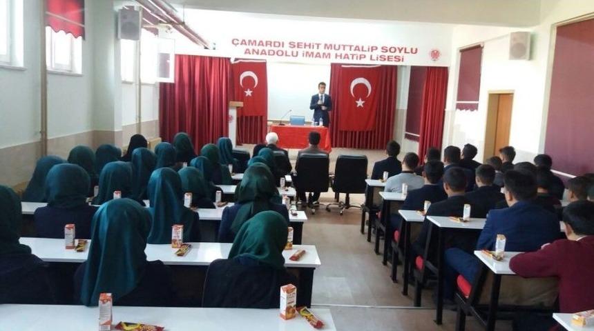 Kaymakam, Ygs&rsquo;ye Girecek &Ouml;ğrencilerle Buluştu