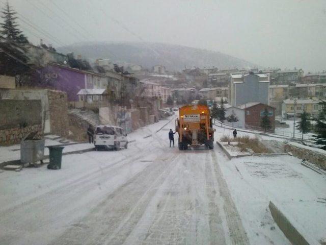 Tokat’ta Karla Mücadele Çalışması