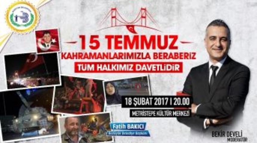 Bozüyük’te “15 Temmuz Kahramanlarımızla Beraberiz” Adlı Söyleşi Programı Düzenlenecek