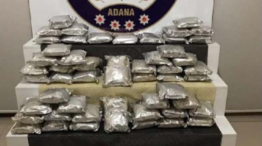 Adana'da 81 Kilo Metamfetamin Ele Ge&ccedil;irildi