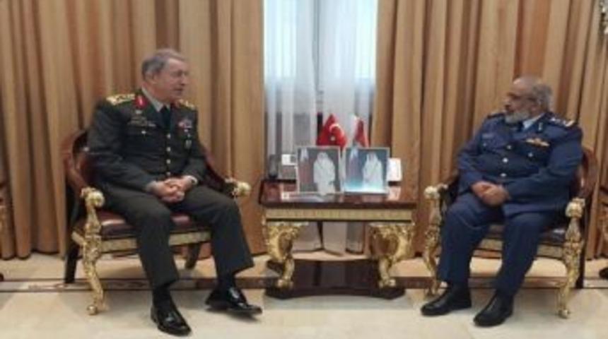 Genelkurmay Başkanı Akar, Katarlı Mevkidaşı İle G&ouml;r&uuml;şt&uuml;
