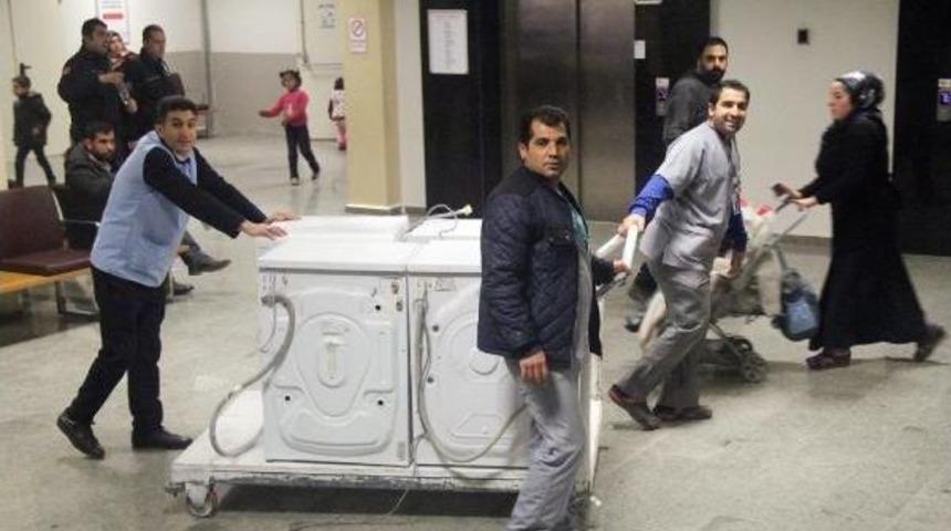 Şanlıurfa'da, Hastanenin Temizlik Cihazlarına Haciz