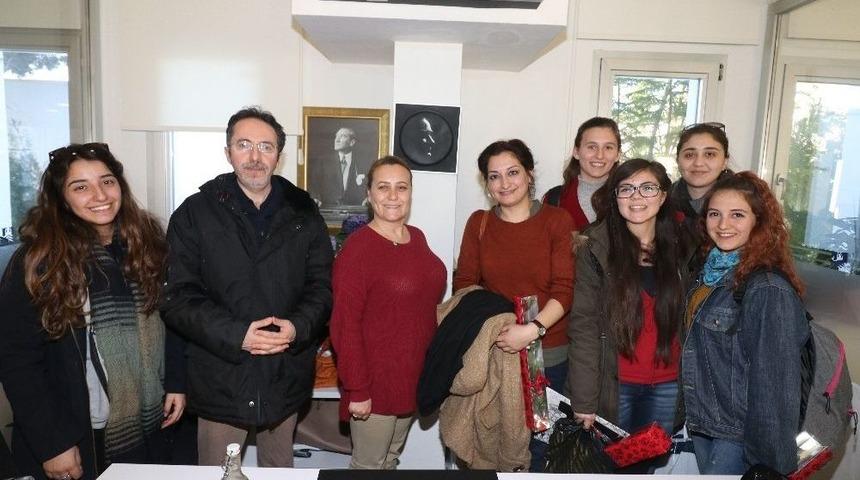 &Uuml;niversite &Ouml;ğrencileri Bodrum Belediyesi&rsquo;ni Ziyaret Etti