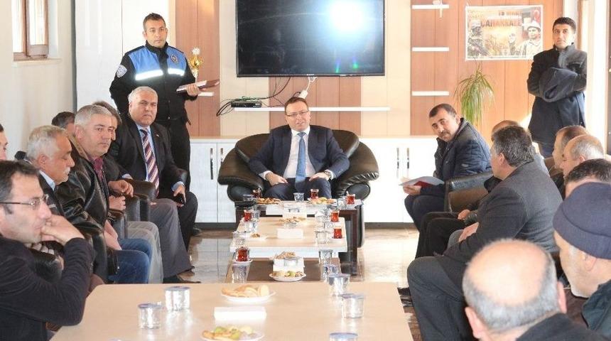 Kaymakam Zadeleroğlu Kahvehane Sahipleriyle Toplantı Yaptı