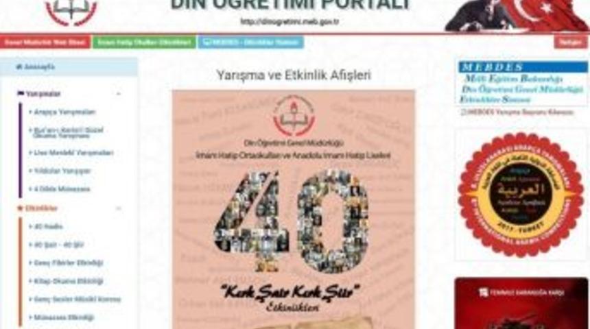 "din &Ouml;ğretimi Portalı" Yayın Hayatına Başladı