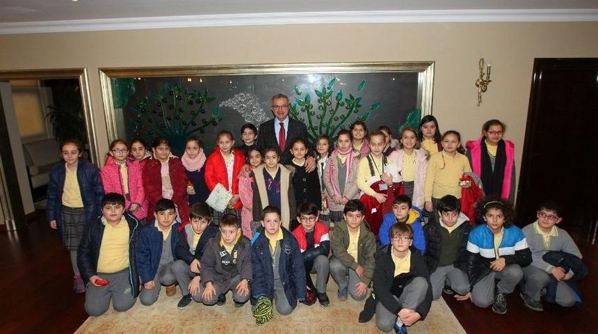 Başkan K&ouml;şker&rsquo;in Minik Konukları