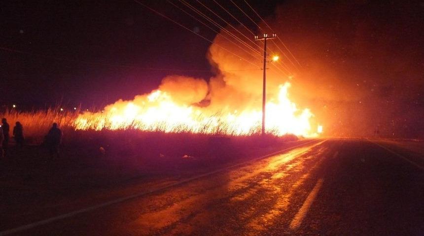 Sazlık Alan Yandı, 12 D&ouml;n&uuml;m Seralık Alan Zarar G&ouml;rd&uuml;