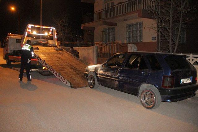 Alkollü Sürücü İki Araca Çarptı, Polise Zor Anlar Yaşattı