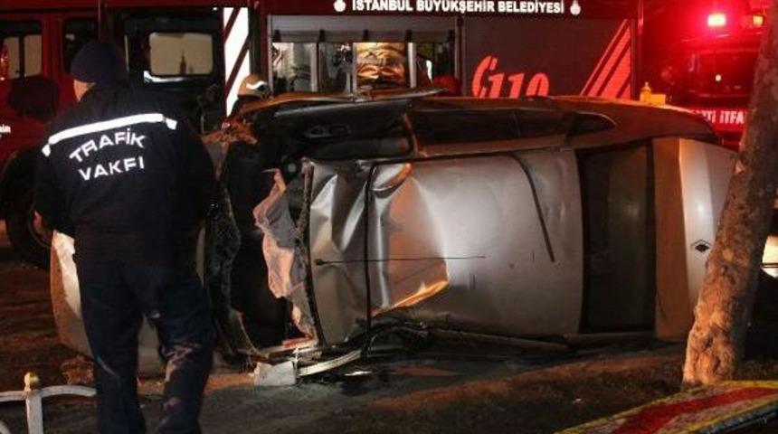 Beşiktaş'ta Trafik Kazası: 1 Yaralı