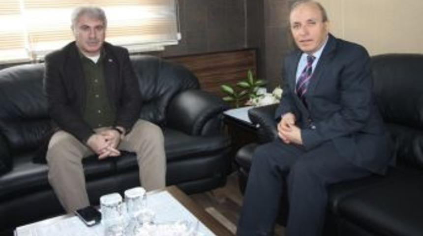 Karadağ&rsquo;dan Başkan Memişe&rsquo;e Veda Ziyareti