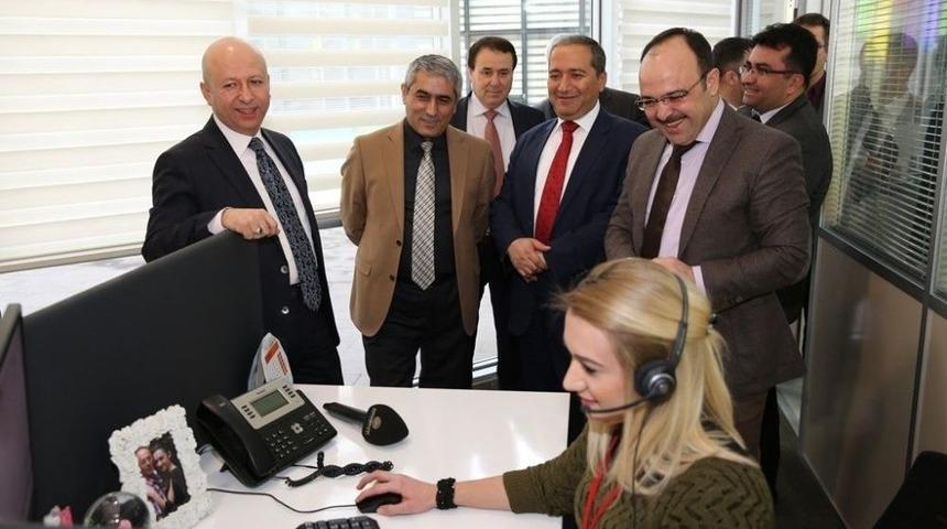 Başkan &Ccedil;olakbayrakdar Kaymakamları Ağırladı