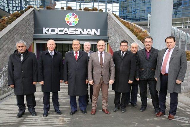 Başkan &Ccedil;olakbayrakdar Kaymakamları Ağırladı 1