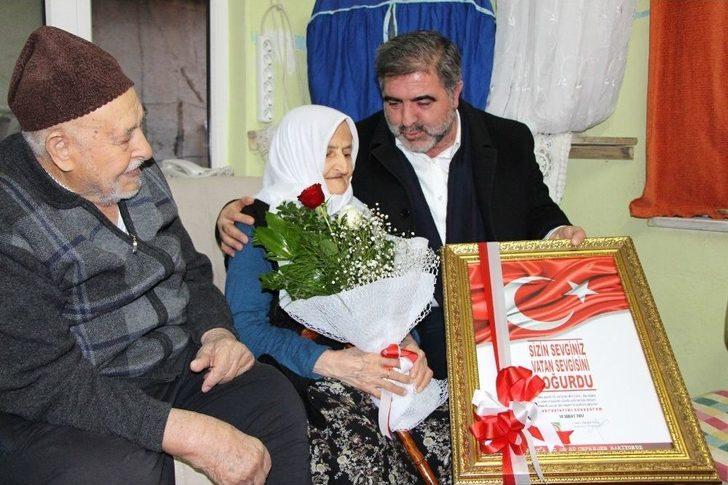 Başkan Özdemir’den Şehit Ailesine Özel Tablo