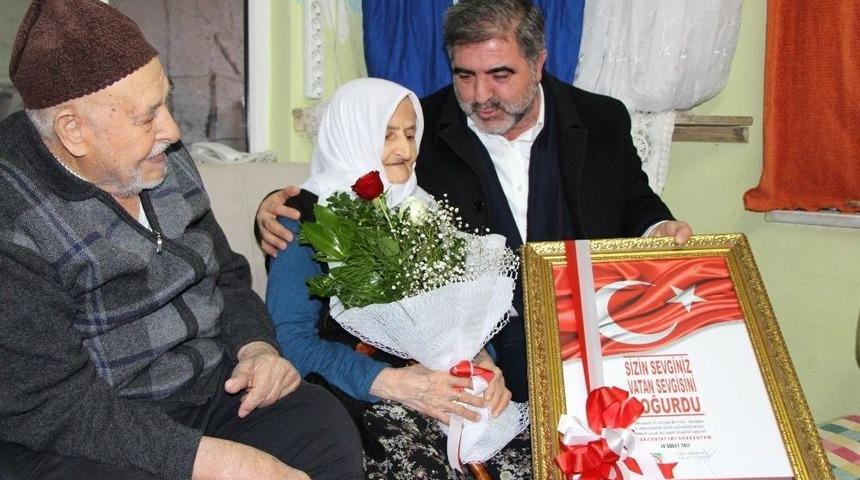 Başkan &Ouml;zdemir&rsquo;den Şehit Ailesine &Ouml;zel Tablo