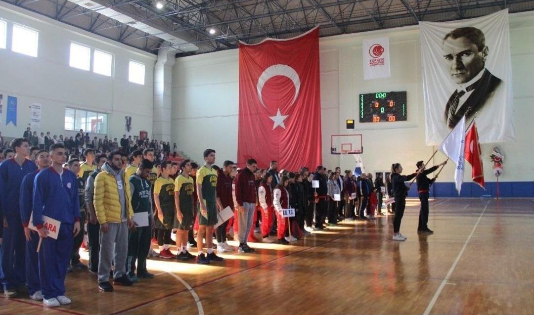 T&uuml;rkiye Okul Sporları Basketbol Yarı Final Turnuvası Başladı