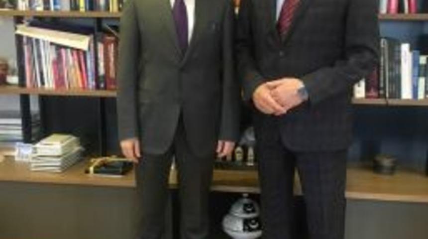 Başkan Keleş M&uuml;steşar İle Bir Araya Geldi