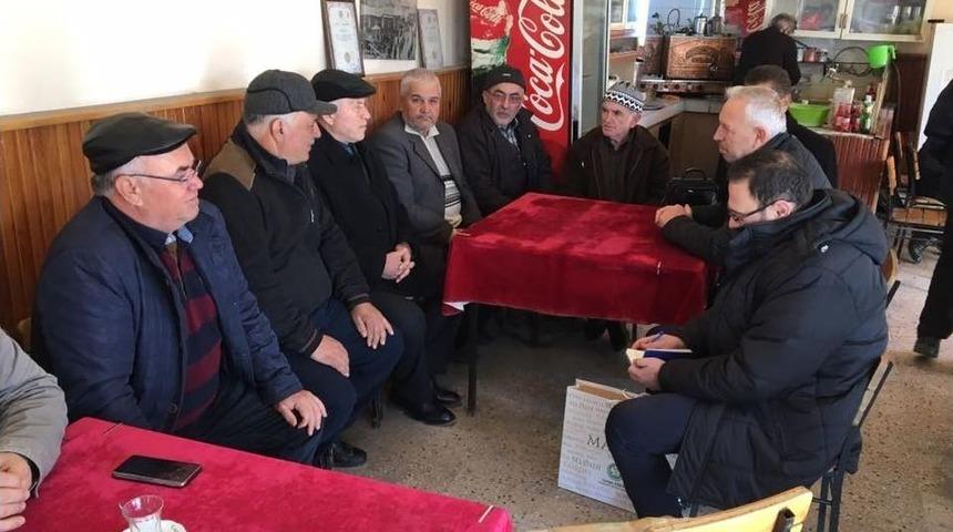 Muhtarlıklar Dairesi Sorunları Yerinde G&ouml;r&uuml;yor