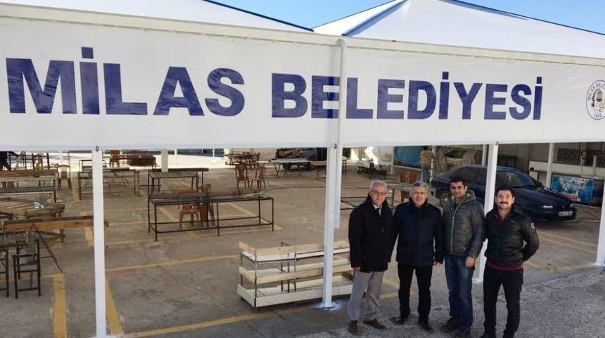 Milas&rsquo;ın &Ouml;ren Mahallesi&rsquo;nde Pazaryeri Yeniden D&uuml;zenlendi