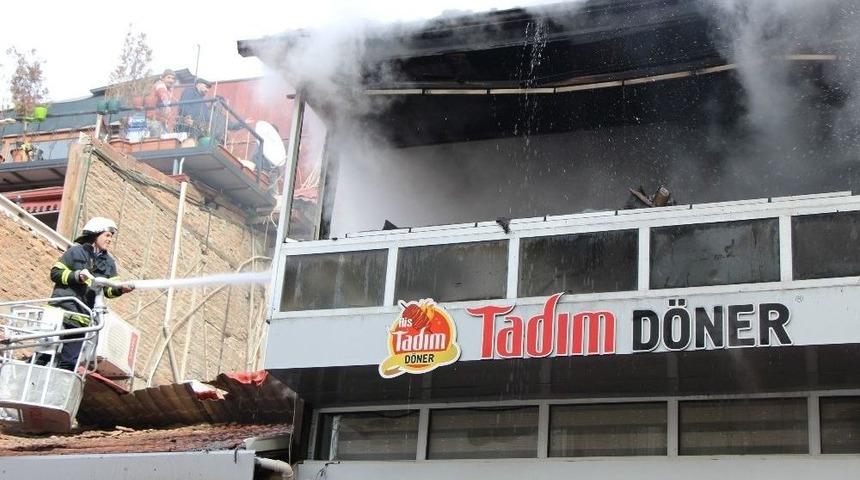 Amasya&rsquo;da 3 Katlı D&ouml;nercide Yangın