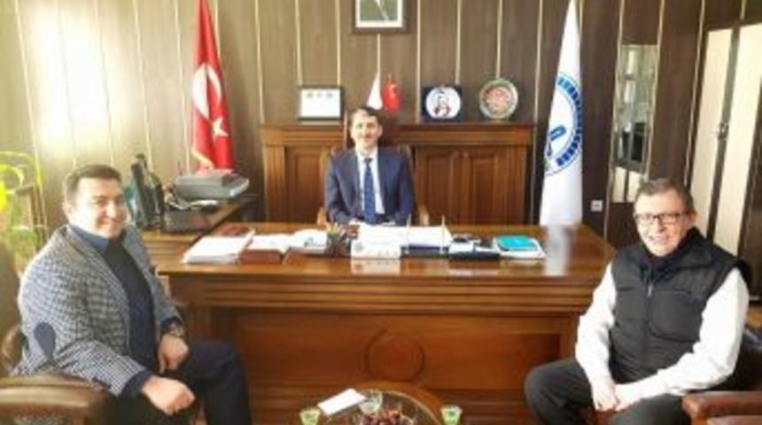 Başkan Bakıcı Umreden D&ouml;nen M&uuml;ft&uuml; Bağcı&rsquo;yı Ziyaret Etti