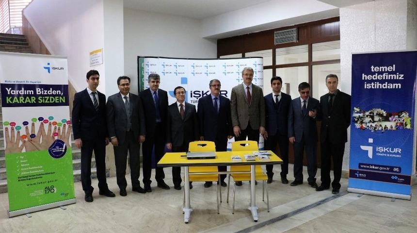&Uuml;niversitemiz İle Malatya İşkur Arasında İşbirliği Protokol&uuml;