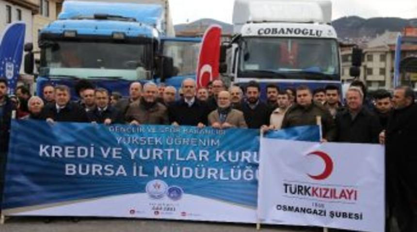 Bursa&rsquo;dan Halep&rsquo;e Yardımlar S&uuml;r&uuml;yor