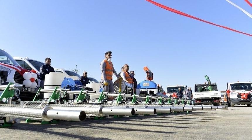 B&uuml;y&uuml;kşehir Belediyesi&rsquo;nin Tehlikeli Atık Ge&ccedil;ici Depolama Alanı A&ccedil;ıldı