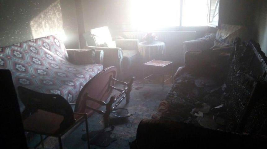 Ev Yangını Korkuttu