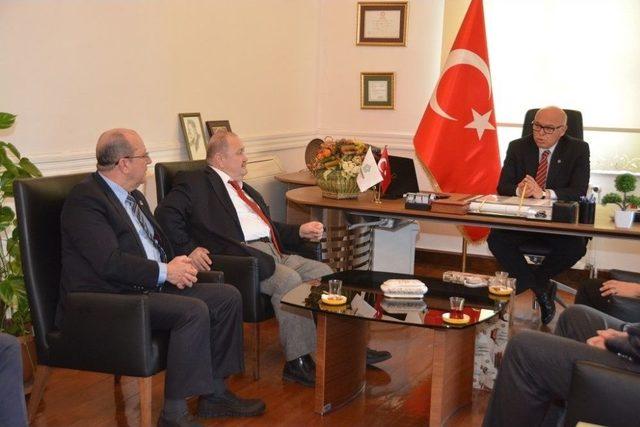 Tyf’den Başkan Eşkinat’a Ziyaret 1