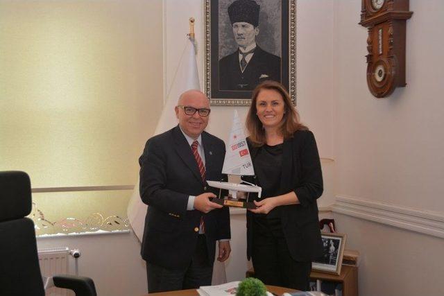 Tyf’den Başkan Eşkinat’a Ziyaret 2