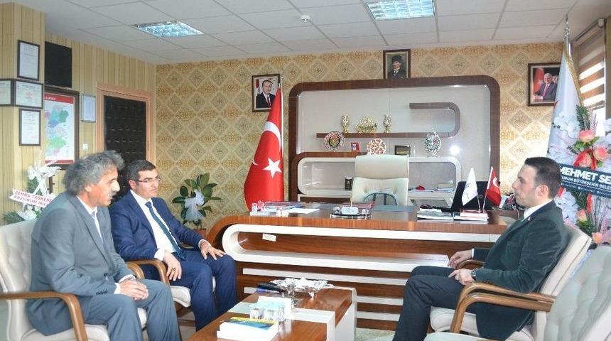 &Ccedil;at Kaymakamı Doğan&rsquo;dan Asp İl M&uuml;d&uuml;rl&uuml;ğ&uuml;ne Ziyaret