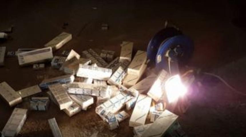 Uşak&rsquo;ta 67 Bin Paket Ka&ccedil;ak Sigara Ele Ge&ccedil;irildi