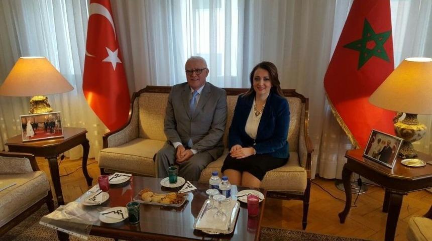 T&uuml;rkiye İş D&uuml;nyasından Fas B&uuml;y&uuml;kel&ccedil;isine Ziyaret