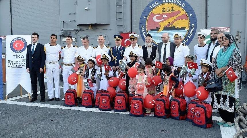 Tika&rsquo;dan Pakistanlı Yetim &Ouml;ğrencilere Eğitim Malzemesi Desteği