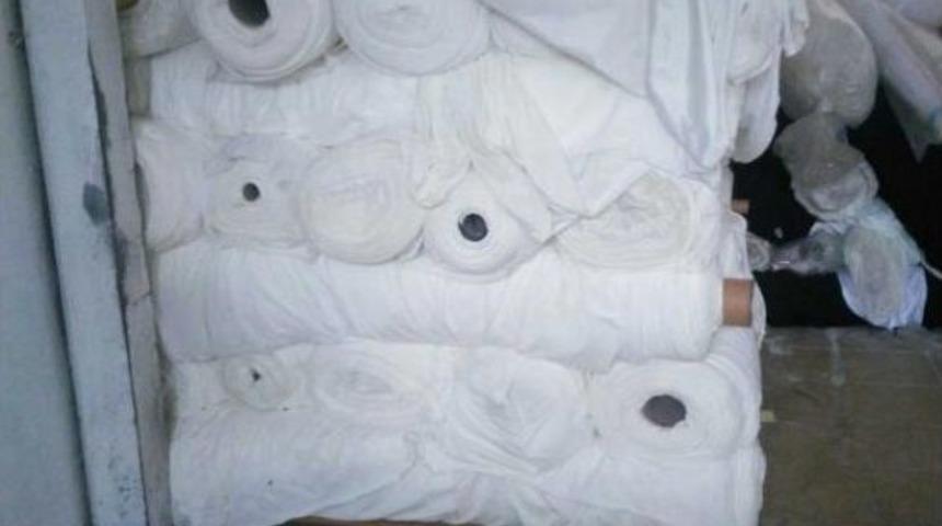 &Ccedil;alıştıkları Fabrikadan 1 Milyon Liralık Kumaş &Ccedil;aldılar