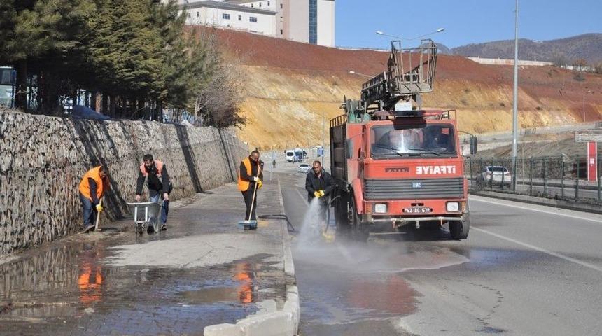 Tunceli Belediyesinden Temizlik Seferberliği
